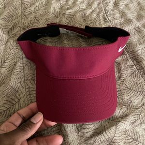 New Mens Nike Dri-FIT Visor in Maroon - One Size Fits All